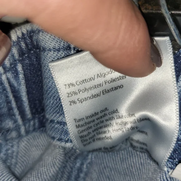 Light Blue Women's Drawstring Wide Leg Jeans - Picture 10 of 16